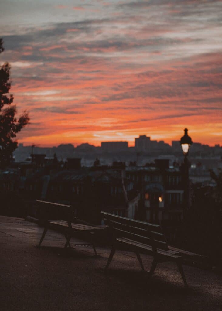 montmartre sunset