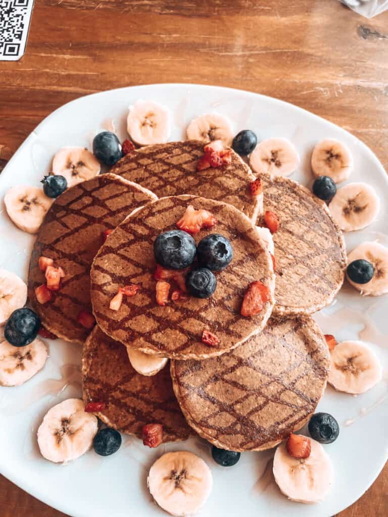 Vegan Pancakes in restaurant in Ica