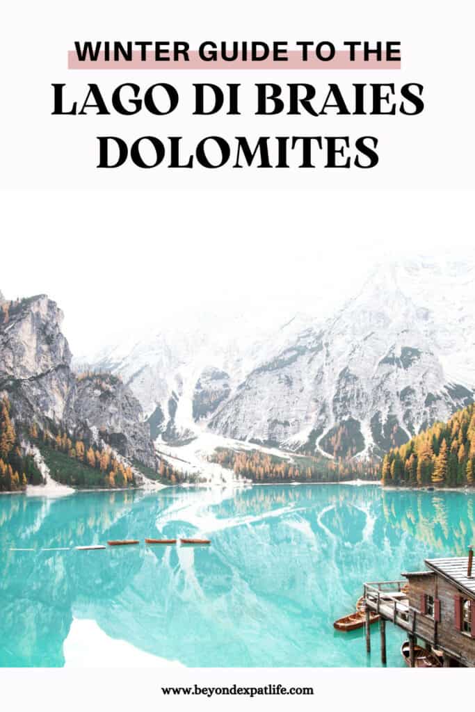The winter guide to the Lago Di Braies Dolomites
