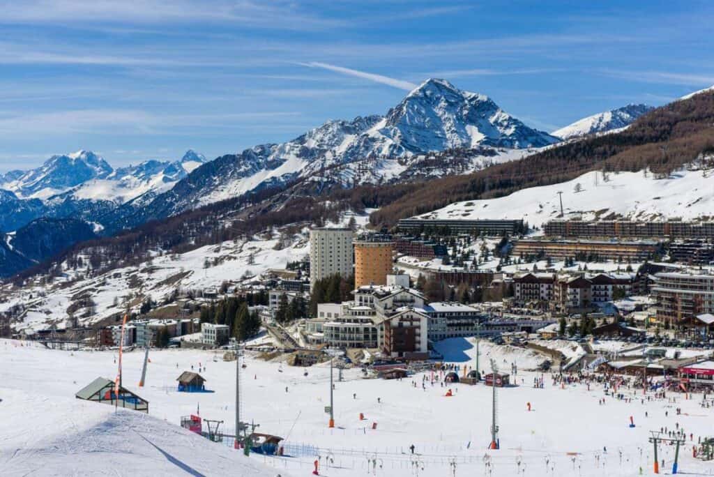 The alpine village of Sestiere