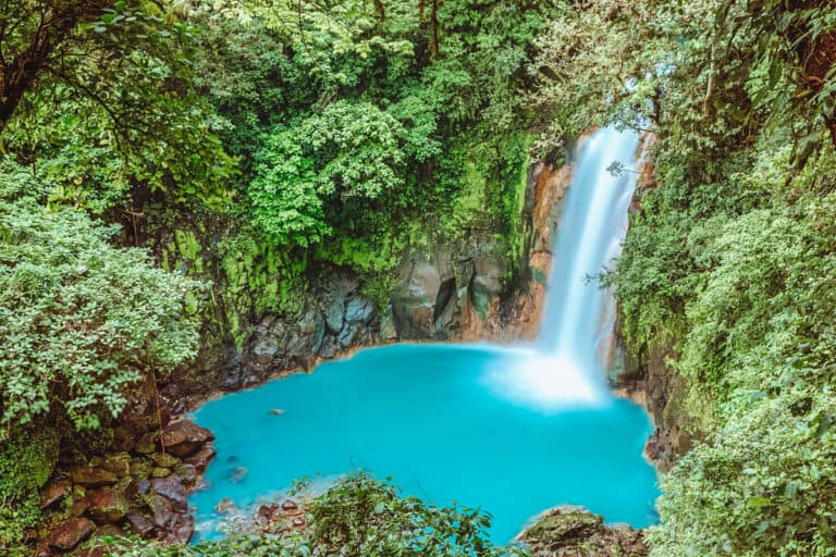 Hiking to the Rio Celeste in Costa Rica
