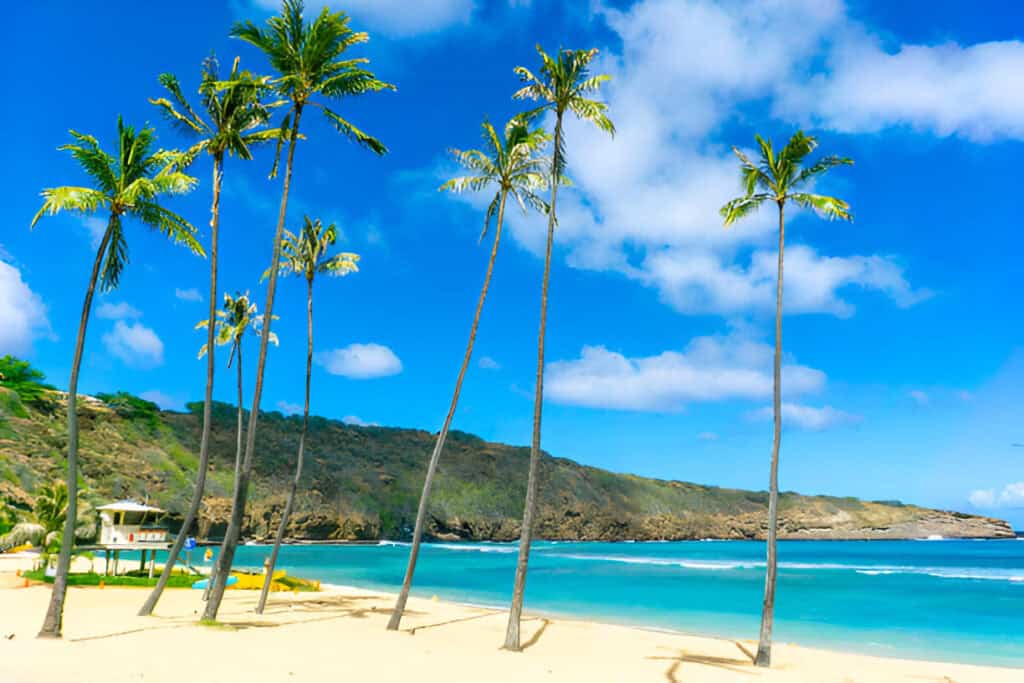 Hanauma Bay in Oahu, Hawaii