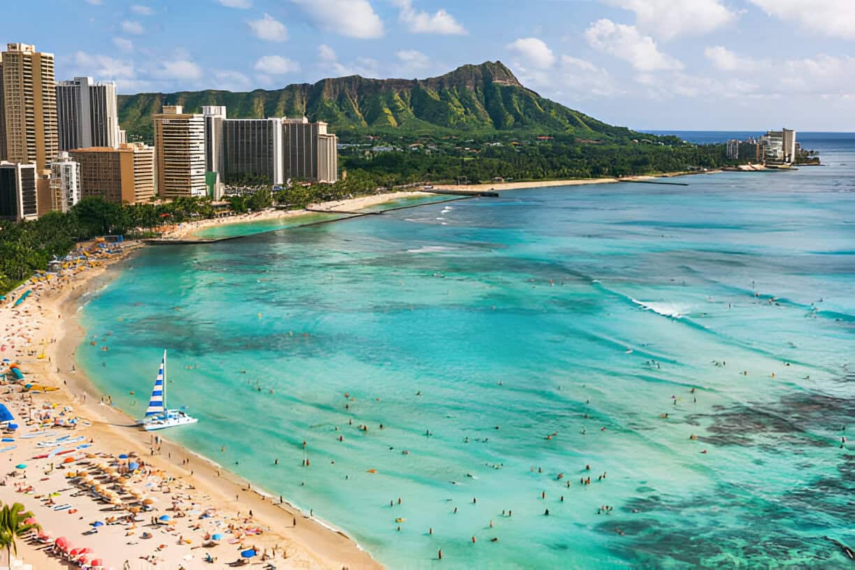 oahu hawaii waikiki beach